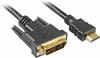 Sharkoon HDMI auf DVI-D Kabel 19-polig 5m schwarz