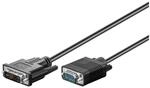 Goobay 50989 DVI A auf VGA Adapterkabel / Full HD 1080p Monitorkabel / DVI A 12+5 Pin