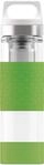 SIGG Hot & Cold Glass Thermo Trinkflasche (0.4 L), schadstofffreie und isolierte