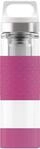 SIGG Hot & Cold Glass Thermo Trinkflasche (0.4 L), schadstofffreie und isolierte