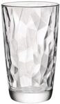 Bormioli Rocco 350240 Diamond Trasparente Longdrinkglas, 470 ml, Glas, transparent, 6
