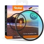 Rollei F:X Pro CPL Rundfilter 49mm Zirkularer Polfilter f&uuml;r Objektive | Zirkularer