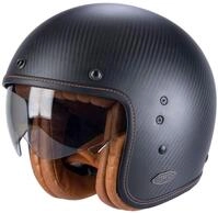 Scorpion Motorradhelm BELFAST CARBON Schwarz Mat, Schwarz, S