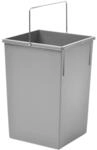 Hailo Inneneimer 1080979 | 15 L Abfalleimer hellgrau | Kunststoff Eimer mit...