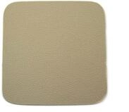 ASA 7831420 Glasuntersetzer - Untersetzer 4 er Set - Stone/Beige - Kunstleder 10 x10