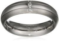Boccia Damen-Ring Titan Diamant wei&szlig;, Gr. 55 (17.5) - 0131-0355