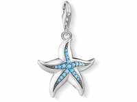 THOMAS SABO Damen-Charm-Anhänger Seestern Charm Club 925 Sterling Silber...