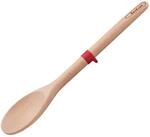 Tefal Ingenio K23005 Holz-L&ouml;ffel, braun/rot, 38.4 x 9.2 x 2.7 cm