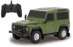 JAMARA 405154 - Land Rover Defender 1:24 gr&uuml;n 27MHz - RC Auto, offiziell lizenziert,
