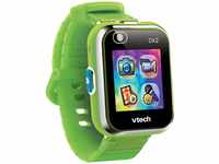 VTech KidiZoom Smart Watch DX2 grün – Kinderuhr mit Touchscreen, zwei Kameras für