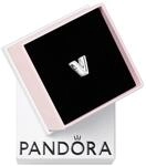 PANDORA Moments Buchstabe V - wendbares Alphabet-Charm aus Sterling-Silber mit