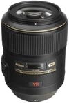 Nikon 2160 AF-S Micro 105 mm 1:2,8G VR Makro-Objektiv (62 mm Filtergewinde,