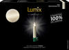 Lumix® Superlight Mini Metallic, kabellose LED Christbaumkerzen,...