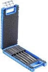 PFERD TOOLS Diamant-Hemmungsfeilen-Set, 5-teilig, Korngr&ouml;&szlig;e D 126, 140mm, in
