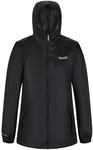 Regatta Damen Regenjacke Pk It JKT III mit Kapuze, wasserfest (44 DE) (Schwarz)