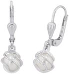 Amor Ohrh&auml;nger 925 Sterling Silber Damen Ohrschmuck, mit Zirkonia synth.,...