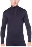 Icebreaker Herren Funktionsshirt 200 Oasis LS Half Zip, Black, S, 104367001S