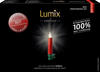 Lumix Kabellose LED Christbaumkerzen Superlight Mini Metallic Rot...