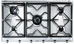 SMEG SRV596GH5, UNIVERSAL-Gaskochfeld, Stainless steel