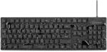 Renkforce RF-3561816 Tastatur wasserfest I Silikonmembran IP68 I USB Tastatur,
