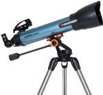Celestron 22403 Inspire 100AZ Refractor Telescope with Built-In Smartphone Adapter,
