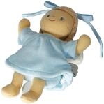 Sterntaler Mini-Spieluhr Schutzengel, Integriertes Spielwerk, Gr&ouml;&szlig;e: 17 cm, Blau