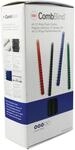 GBC Kunststoff-Binder&uuml;cken 21 Ringe 95 Blatt A4 12 mm 100 St&uuml;ck schwarz