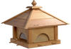 LUXUS-VOGELHAUS 46700e Vogelfutterhaus mit 4 Schubladen - Vogelvilla aus Massivholz -