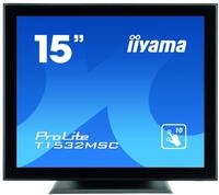 iiyama ProLite T1532MSC-B5AG - LED monitor - 15' - touchscreen - 1024 x 768 @...