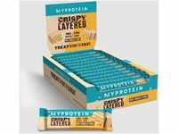Myprotein Crispy Layered Bar 12 Riegel White Chocolate Peanut