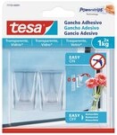 tesa 77735 &ndash; 00001 &ndash; 00 &ndash; Haken selbstklebend f&uuml;r Oberfl&auml;chen Transparent und