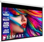 ESMART Economy EXR Rollo-Leinwand, Gesamtbreite 197 cm, Tuch: Wei&szlig;