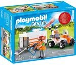 PLAYMOBIL 70053 City Life Quad mit Rettungsanh&auml;nger,