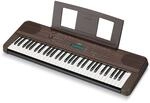 Yamaha Digital Keyboard PSR-E360DW, dunkle Walnuss &ndash; Digitales Einsteiger-Keyboard