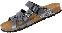 Lico Damen Bioline Gleam Pantoletten, Anthrazit, 36 EU