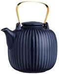 K&auml;hler Teekanne 1,2 l Hammersh&oslash;i legend&auml;res Design Zeitlos f&uuml;r Tee, blau