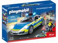 PLAYMOBIL City Action 70067 Porsche 911 Carrera 4S Polizei mit Polizei-Licht und