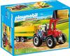 PLAYMOBIL Country 70131 Farm Tractor with Feed Trailer, with Mobile Front...