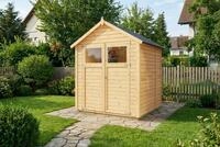 Alpholz Ger&auml;tehaus Alisha 202x191cm mit 14mm Wandst&auml;rke inkl. Fu&szlig;boden