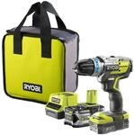 RYOBI 18 V ONE+ Brushless Akku-Schlagbohrschrauber R18PDBL-252S (2-Gang, max.