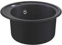 Grohe K200 Kompositsp&uuml;le granit schwarz 31656AP0 51 x 51 cm