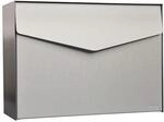 MEFA by Renz Briefkasten Letter 112 (Farbe Edelstahl, Postkasten mit
