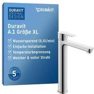 Duravit A.1 Waschtischarmatur, Gr&ouml;&szlig;e XL (Auslauf H&ouml;he 237 mm), Wasserhahn Bad,