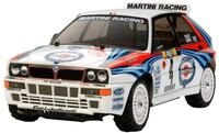 TAMIYA TAM58569 300058569 - 1:10 RC XV-01 Lancia Delta HF Integrale, Schwarz