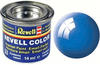 Revell Streichfarbe hellblau glänzend # 50 Farbdose 14 ml #32150
