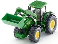 Siku 1982, John Deere Traktor mit Frontlader, 1:50, Metall/Kunststoff, Gr&uuml;n, Viele
