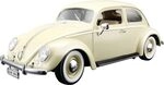 Bburago VW K&auml;fer '55, beige- Modellauto 1:18 Die-Cast Originalgetreues Sammlerauto