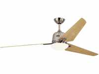 CasaFan Eco Aviatos 162 BN-AH Deckenventilator (Ø x H) 162cm x 365mm...