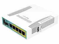 MikroTik hEX PoE Router mit Ethernet LAN (10,100,1000 Mbit s, IEEE 802.3at,...