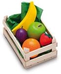 Erzi 28231 Sortiment Obst, klein aus Holz, Kaufladenartikel f&uuml;r Kinder, Rollenspiele